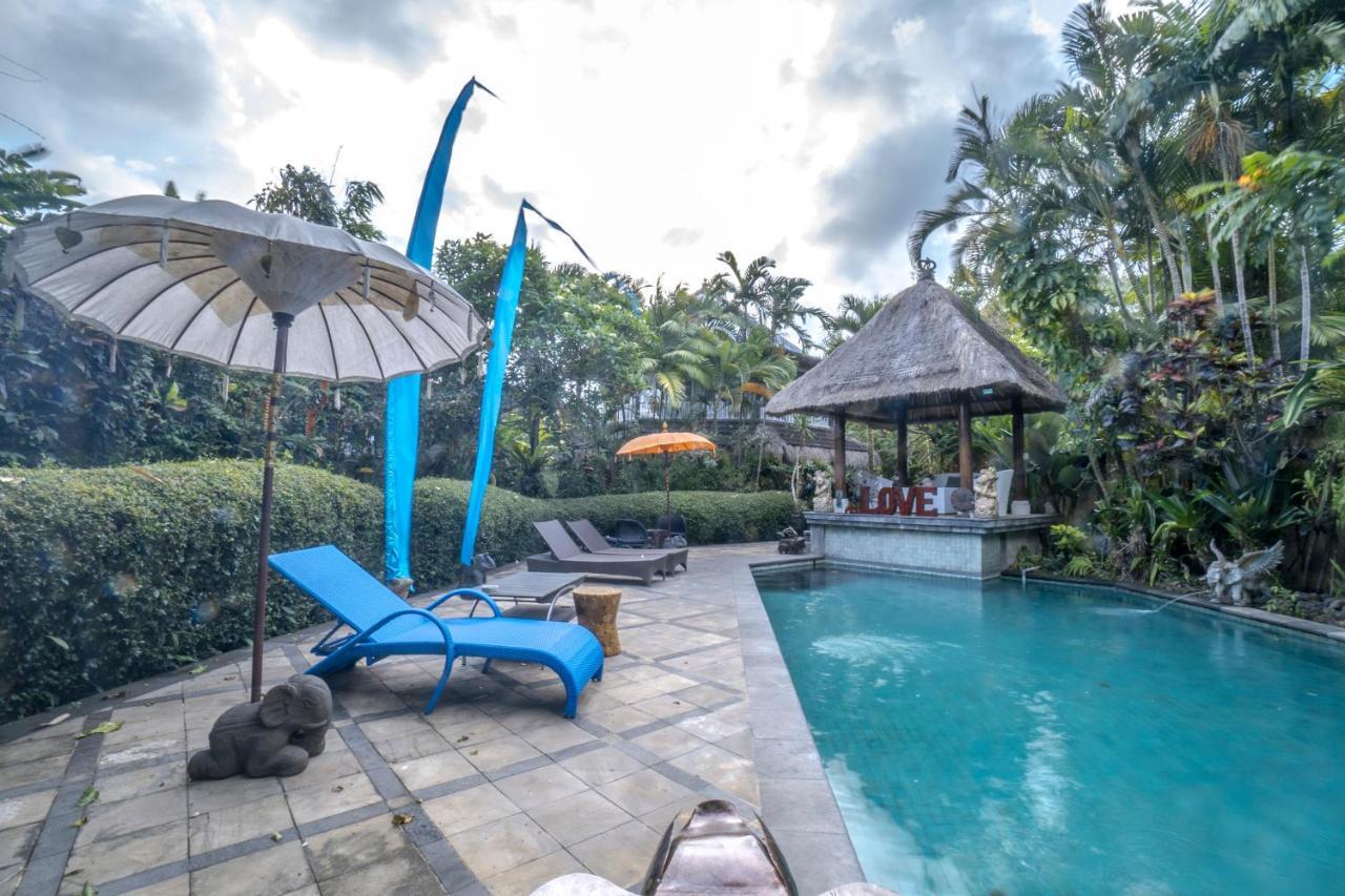 Gajah Biru Bungalows Ubud Exterior foto