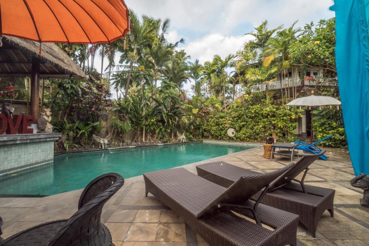 Gajah Biru Bungalows Ubud Exterior foto